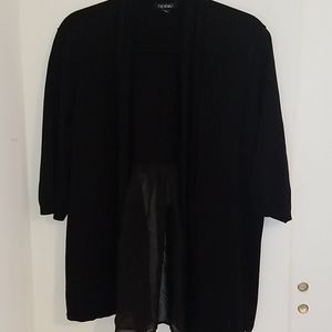 Dressbarn Roz & Ali cardigan see through back